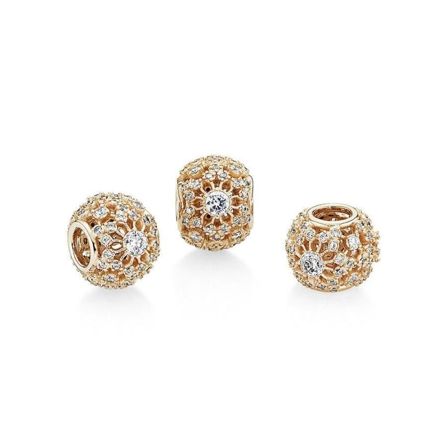 Pandora rose inner radiance openwork charm new arrivals