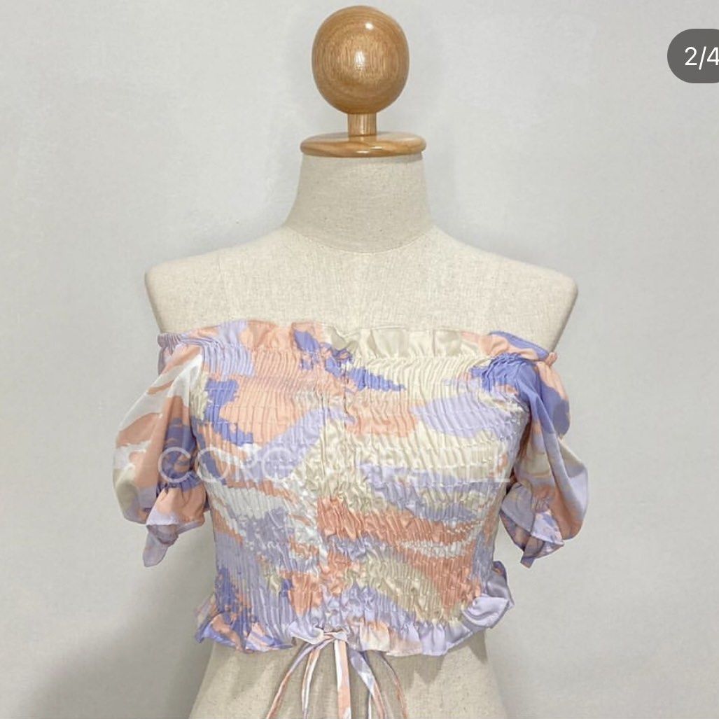 Pastel Bangkok Tops, Women's Fashion, Tops, Blouses on Carousell