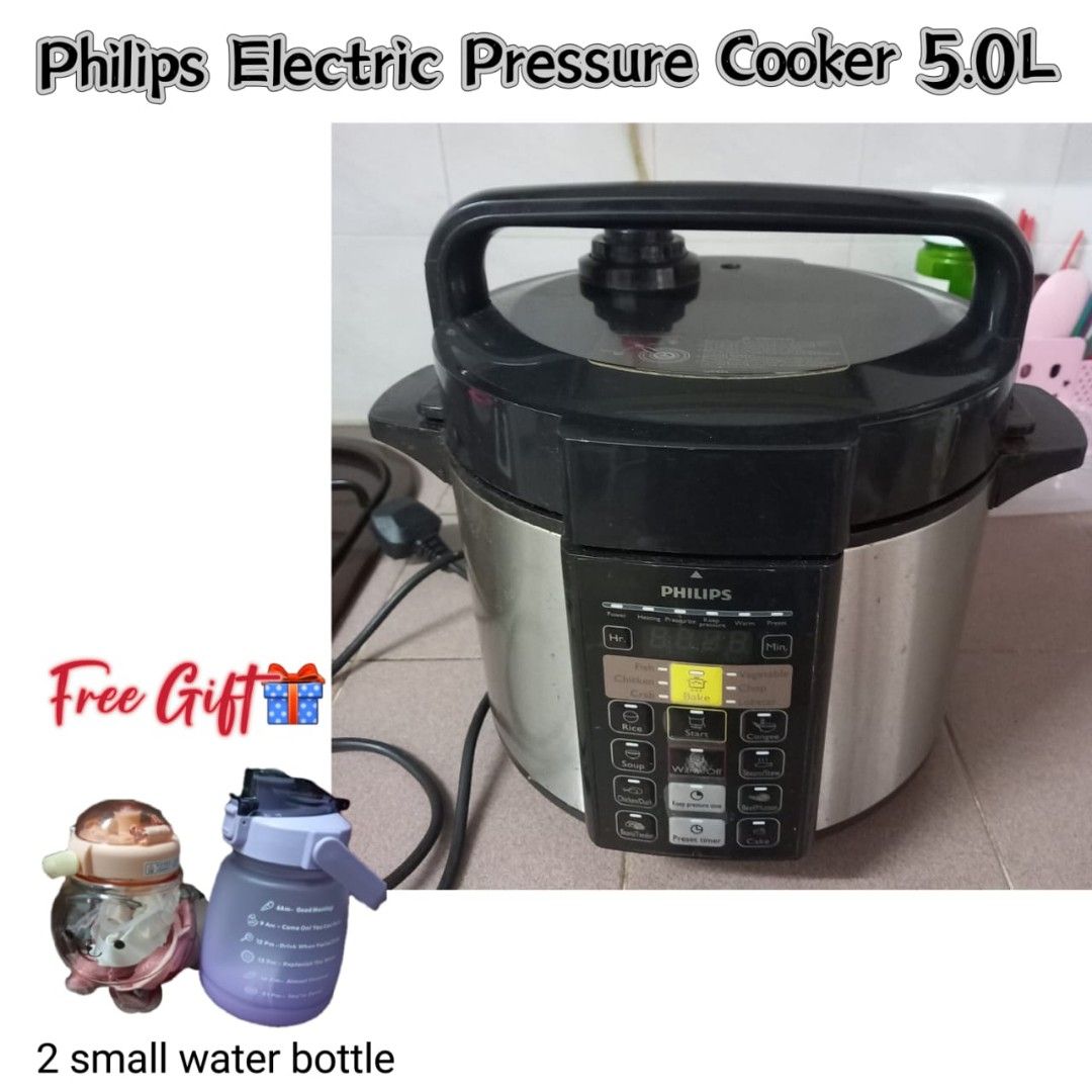 Philips Electric Pressure Cooker 5.0L, Furniture & Home Living