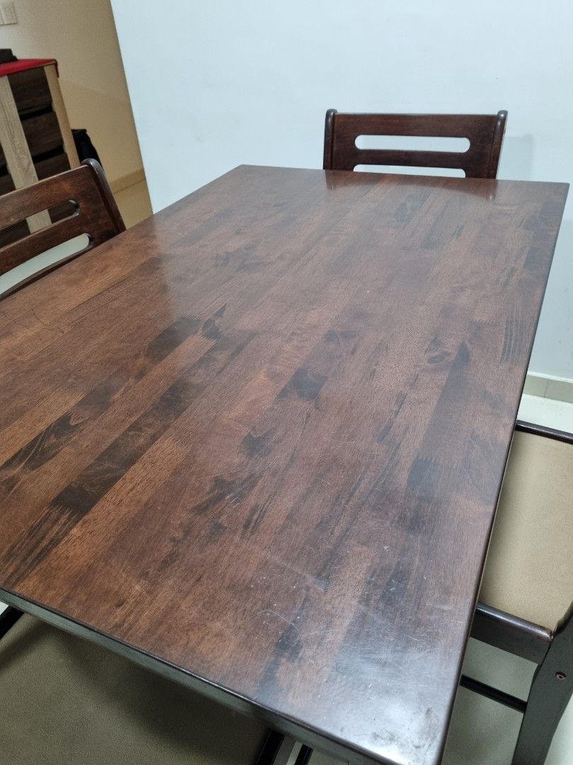 Picket & Rail Dining Table set, Furniture & Home Living, Furniture