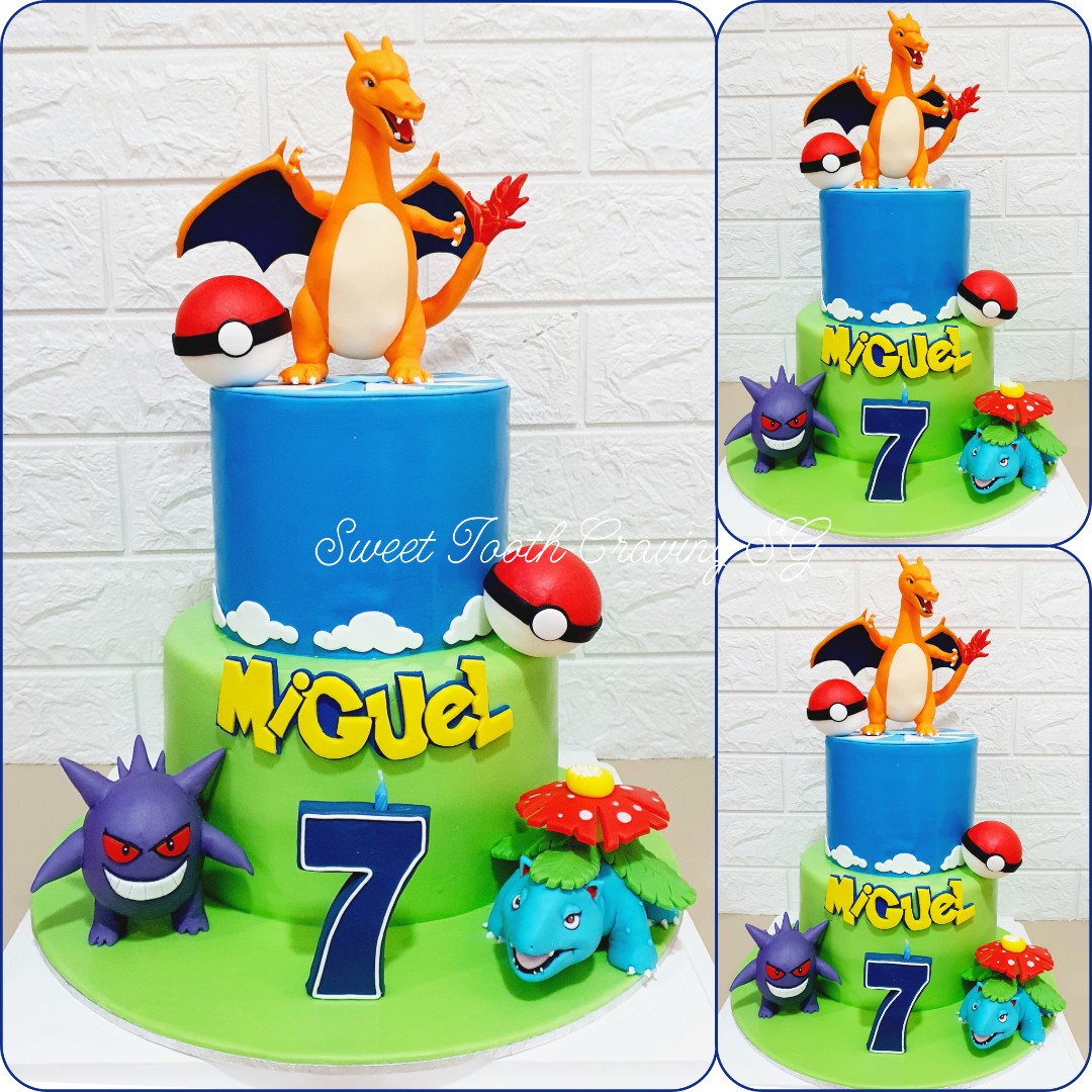 Pokemon Cake, Food & Drinks, Homemade Bakes on Carousell