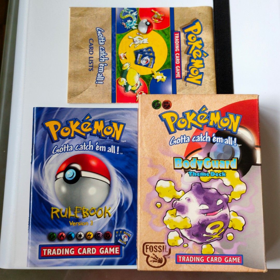 Pokemon TCG Bodyguard Theme Deck Fossil 1999 VINTAGE, Hobbies & Toys