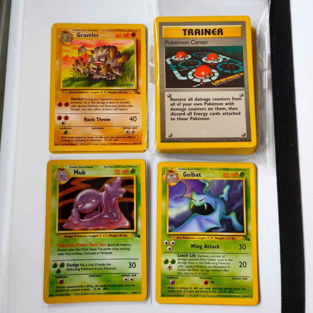 Pokemon TCG Bodyguard Theme Deck Fossil 1999 VINTAGE, Hobbies & Toys