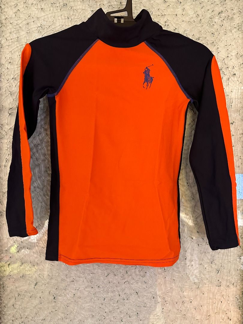 Polo Rash Guard for Boys Orange 18