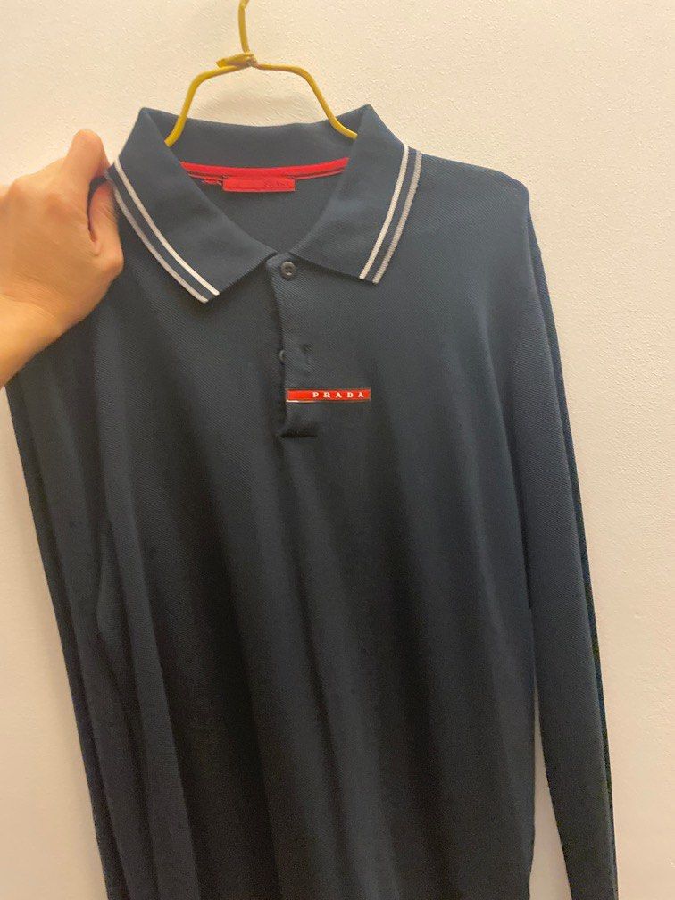 Long sleeve hot sale prada polo