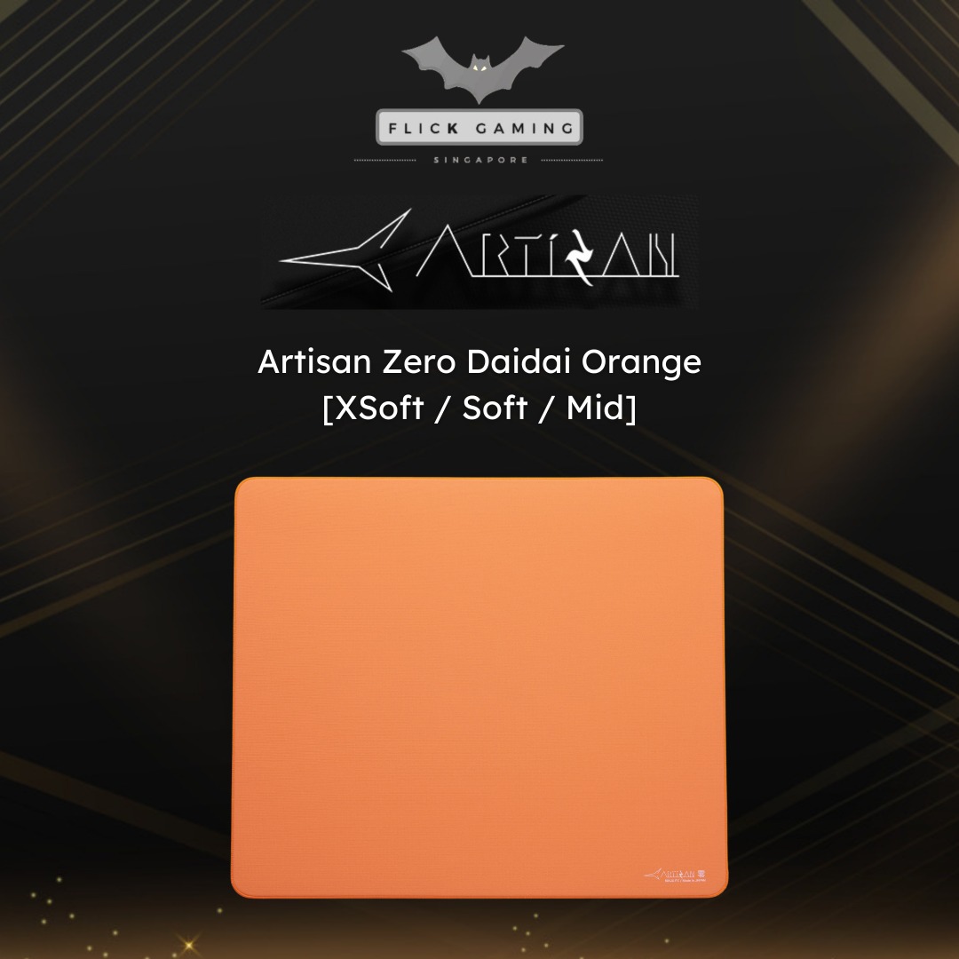 Artisan Zero Daidai Orange XL (XSoft/Soft/Mid), Computers & Tech, Parts ...