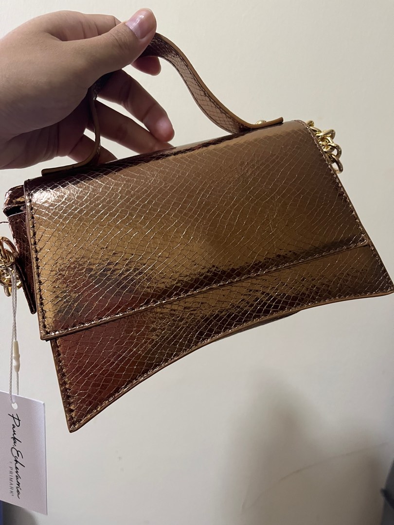 Primark gold outlet bag