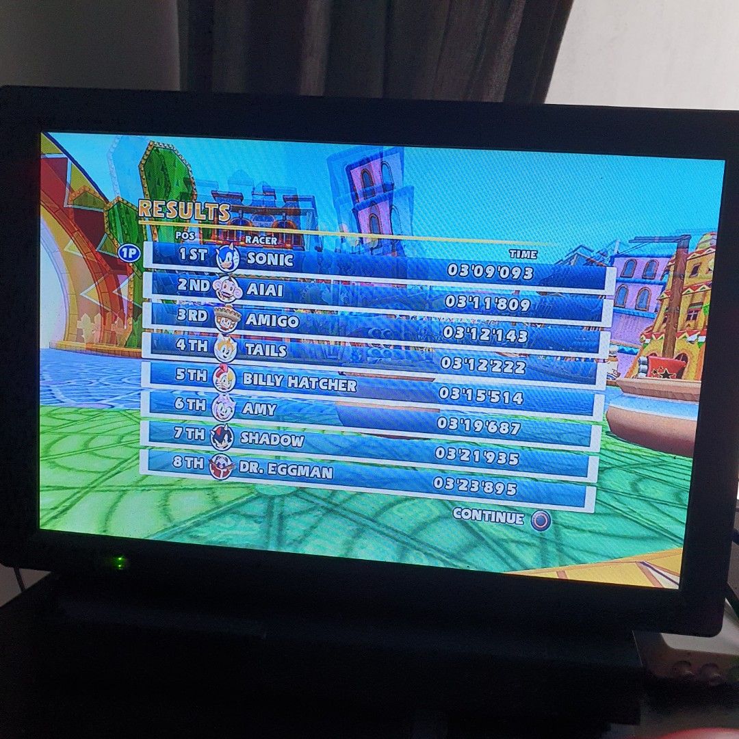 PS3 Games Sonic and Sega All Stars Racing Race Multiplayer Kid