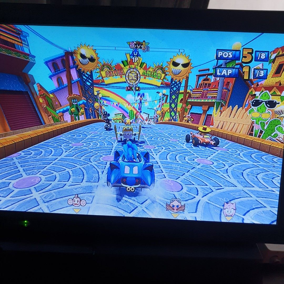 PS3 Games Sonic and Sega All Stars Racing Race Multiplayer Kid