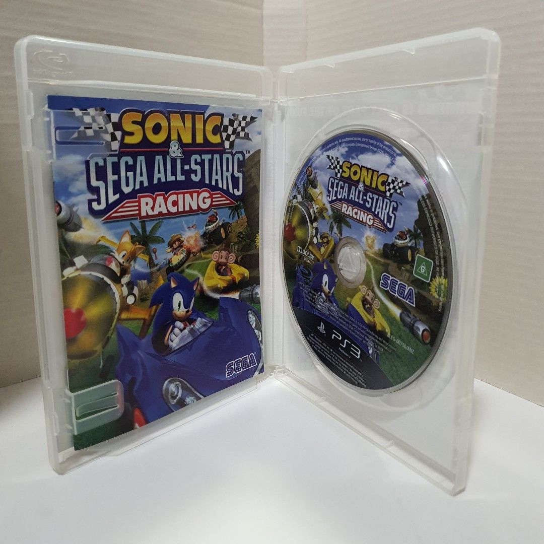 PS3 Games Sonic and Sega All Stars Racing Race Multiplayer Kid