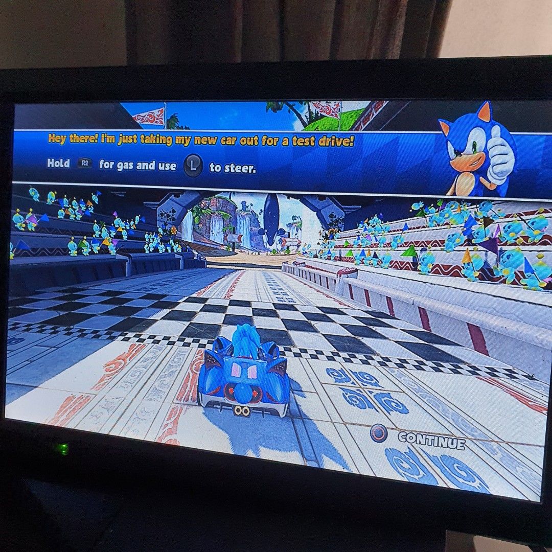 PS3 Games Sonic and Sega All Stars Racing Race Multiplayer Kid