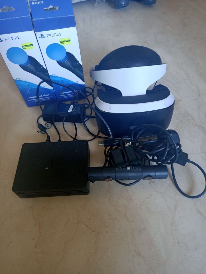 Ps VR set, Video Gaming, Gaming Accessories, Virtual Reality on Carousell
