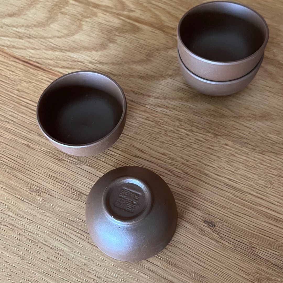 Purple clay tea set, Furniture & Home Living, Kitchenware & Tableware