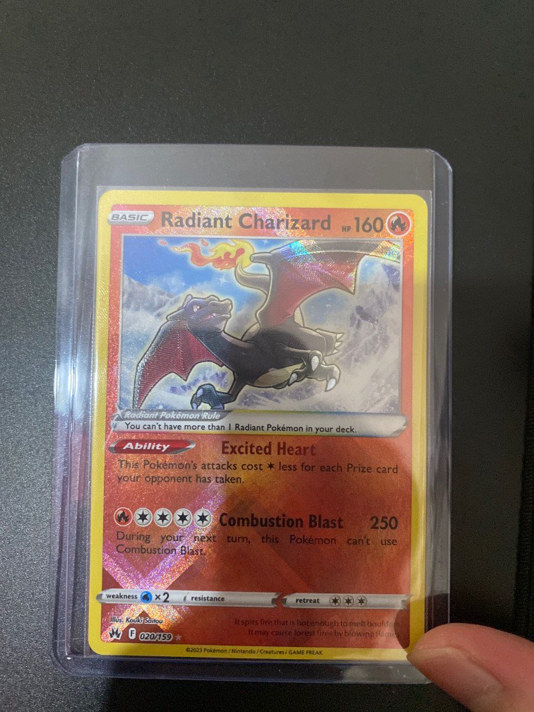 radiant Charizard, Hobbies & Toys, Memorabilia & Collectibles, Vintage ...