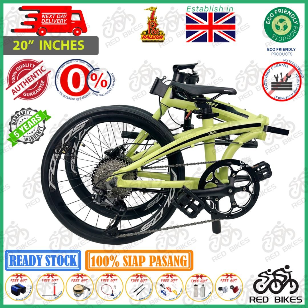 Raleigh ugo folding hotsell bike