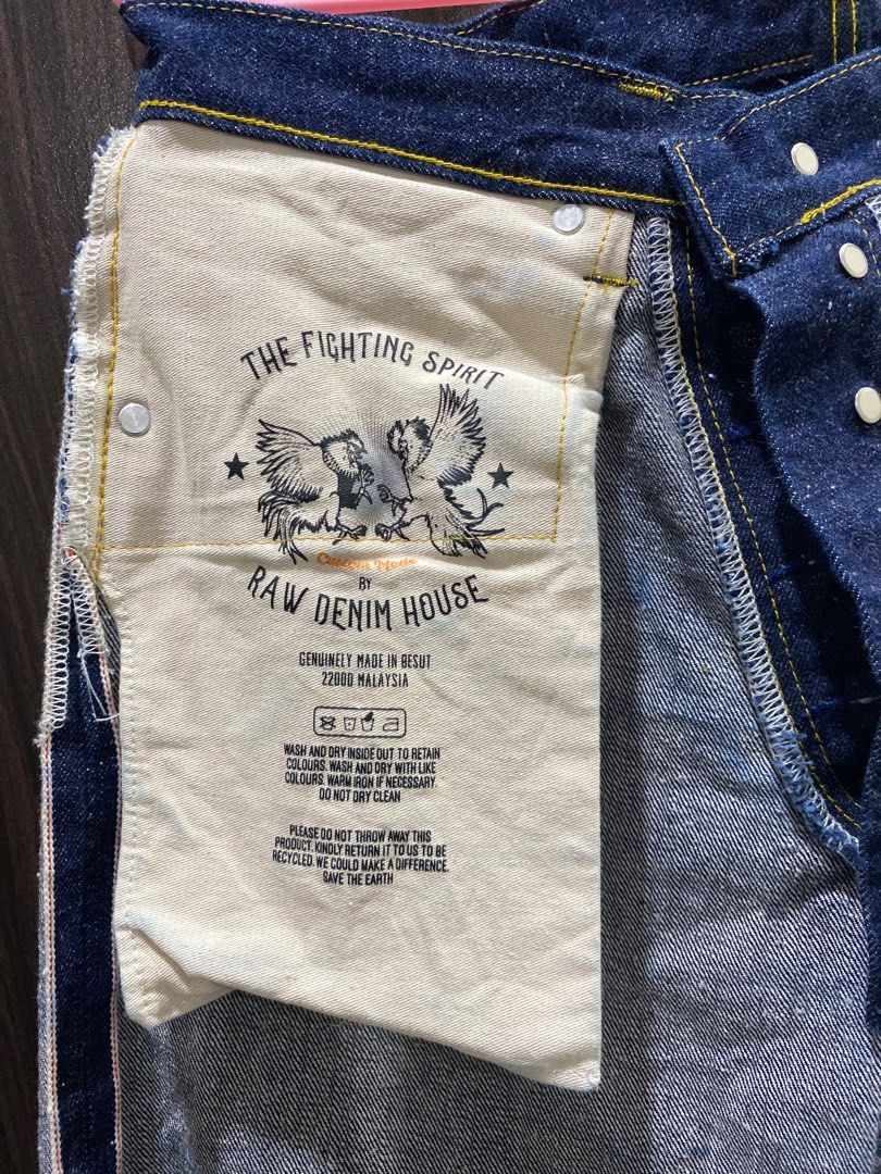 Raw Denim House Jeans Selvedge, Men's Fashion, Bottoms, Jeans on