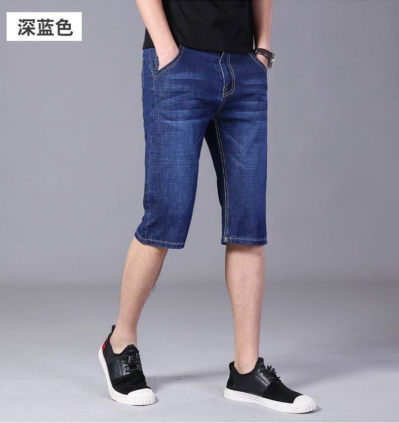 READY STOCK Men Daily Casual Denim Jeans Plus Size Short Shorts