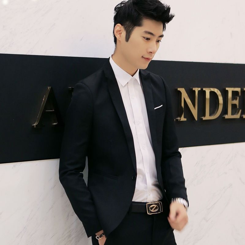 READY STOCK Men Formal Office Working Smart Plus Size Blazer Black Size M 5XL Men s Fashion Coats Jackets and Outerwear on Carousell