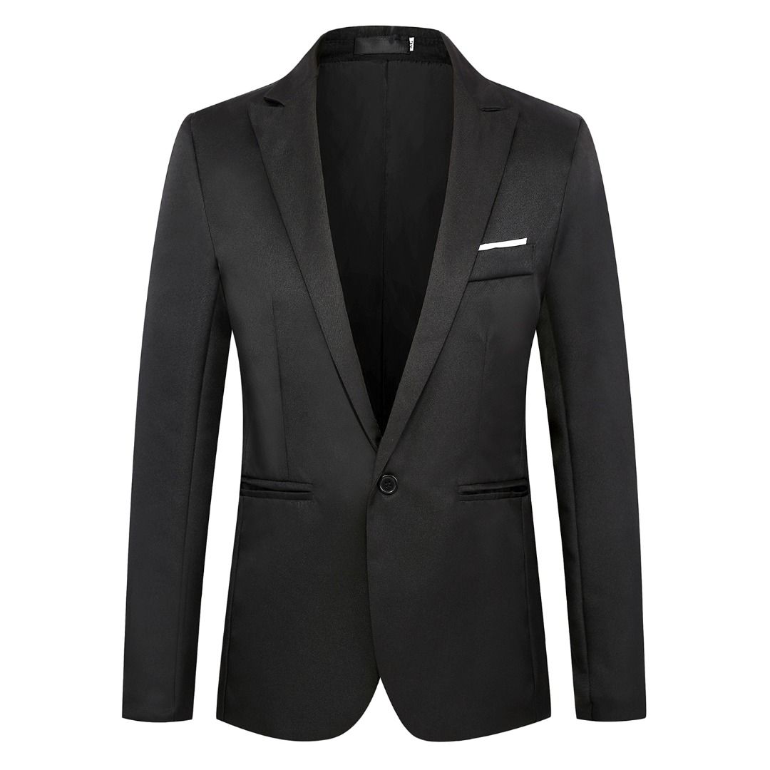 Mens black cheap blazer sale