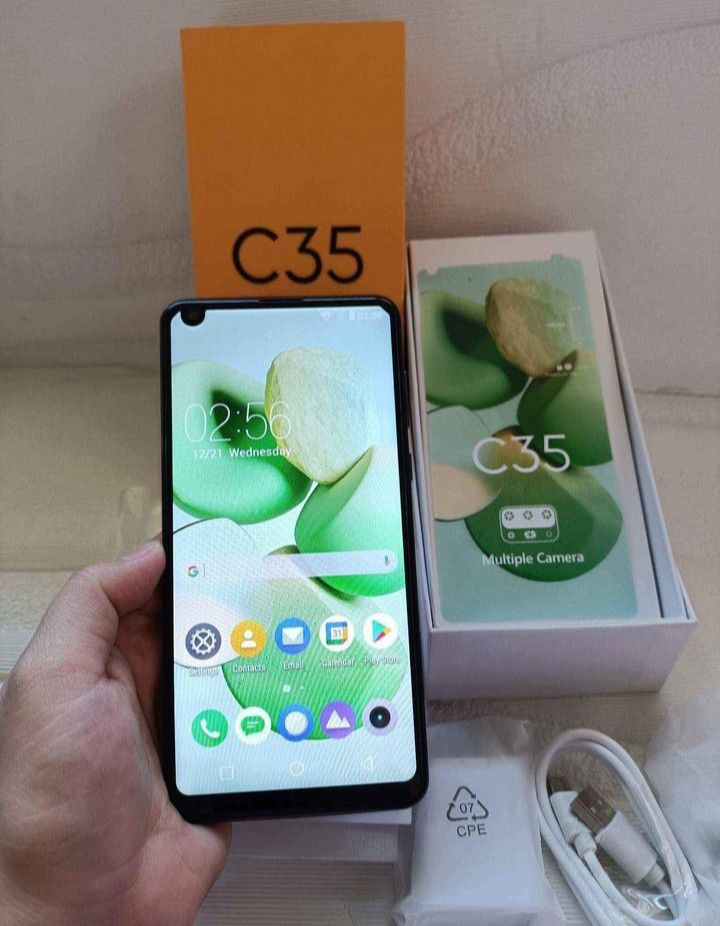 REALME C35 bnew sealed. Complete package. 8/128gb. (Category: Realme) located in Manila. Submitted by bautista666999 (Listing ID 1225637003, Image 1). Description: .