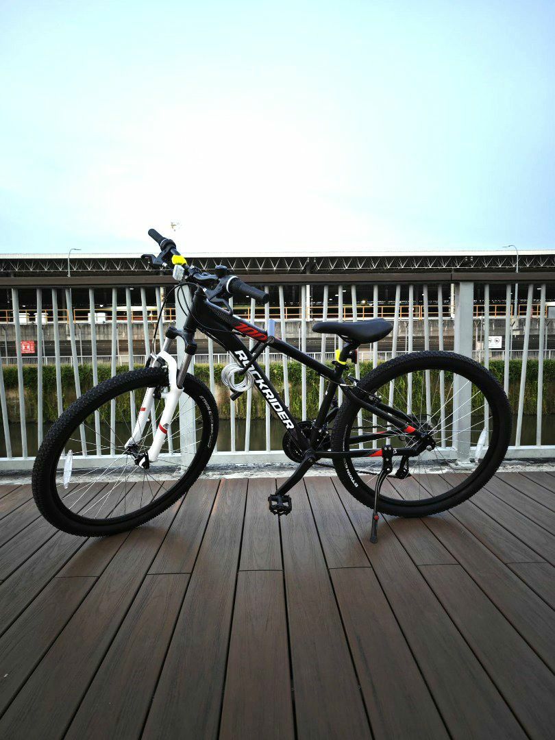 Rockrider sport hotsell trail 100 black