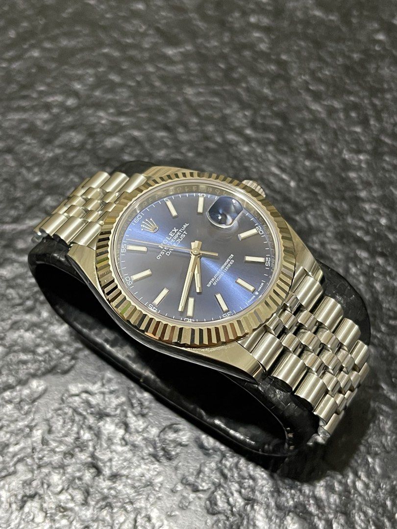 Rolex datejust 41 blau jubilee outlet