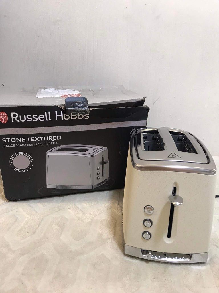 Russell Hobbs Stone Texture Collection 2 Slice Bread Toaster, TV & Home