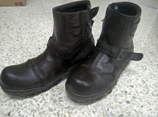 Safety Boots Camel Kulit Asli