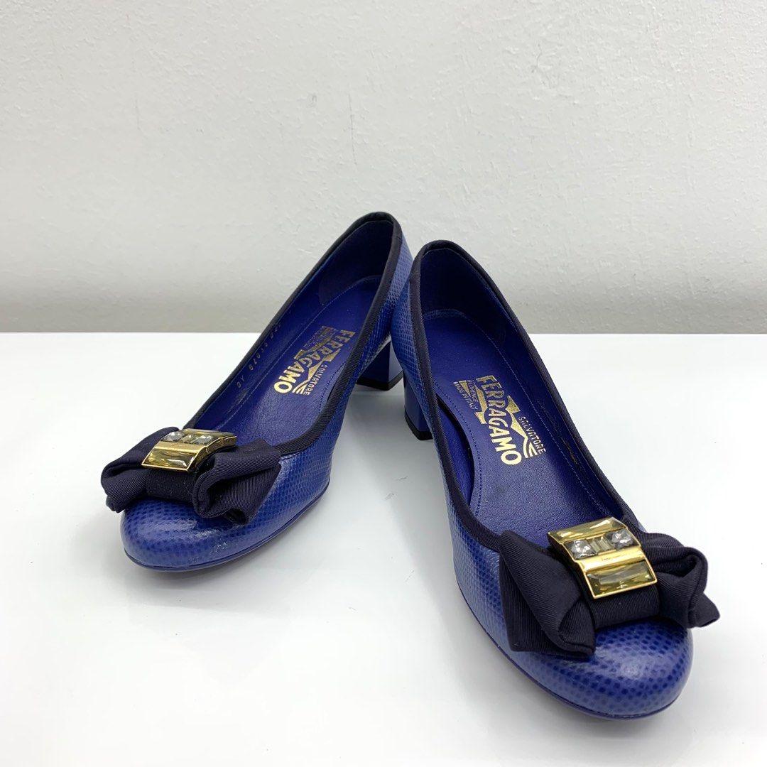 Salvatore ferragamo shoes blue shop