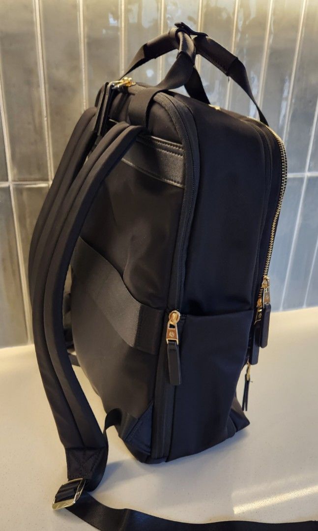 Samsonite Aquarius Ladies Black Backpack, Women's Fashion, Bags ...