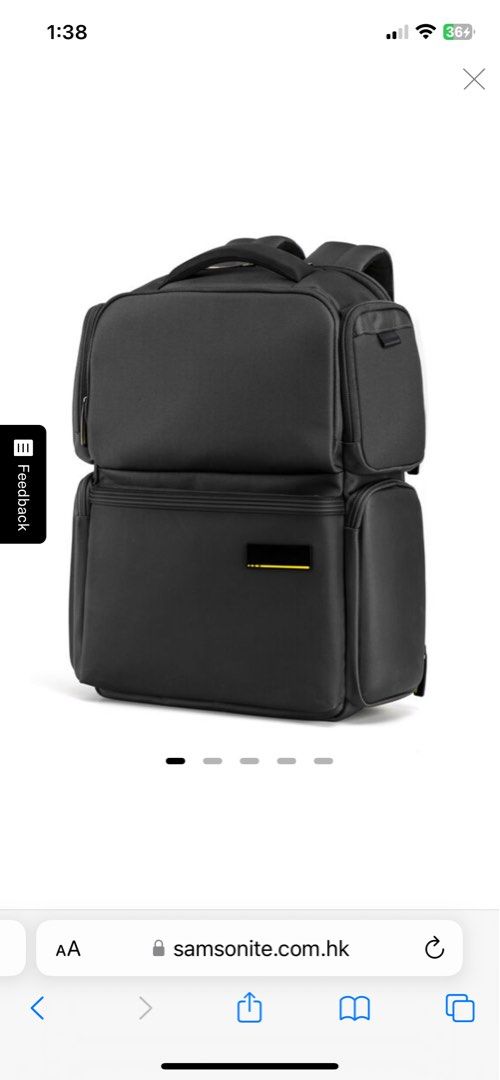 Samsonite Laptop Bag cityscape II 15.6inch Men s Fashion Bags