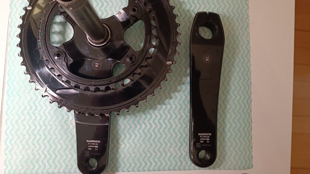 Shimano Dura Ace R9100 52/36 165mm Crankset / 鏈鉼, 運動產品, 單車