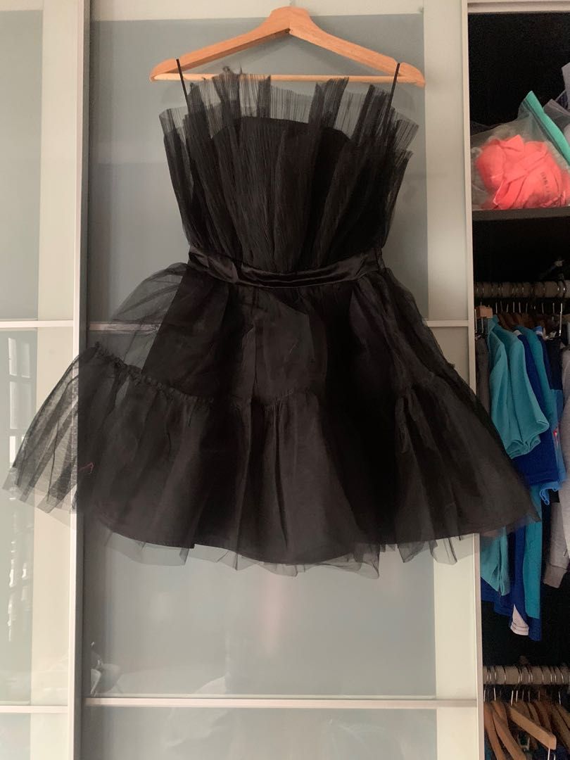 black studded dress long sleeves Steve Madden Women's Vivienne Mock Neck Lace Dress - Black main image 1