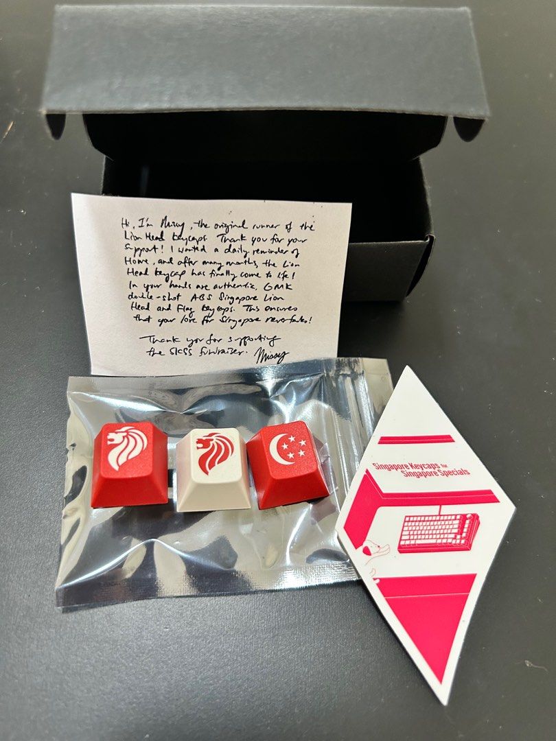 Singapore independence Day Keycap, Computers & Tech, Parts