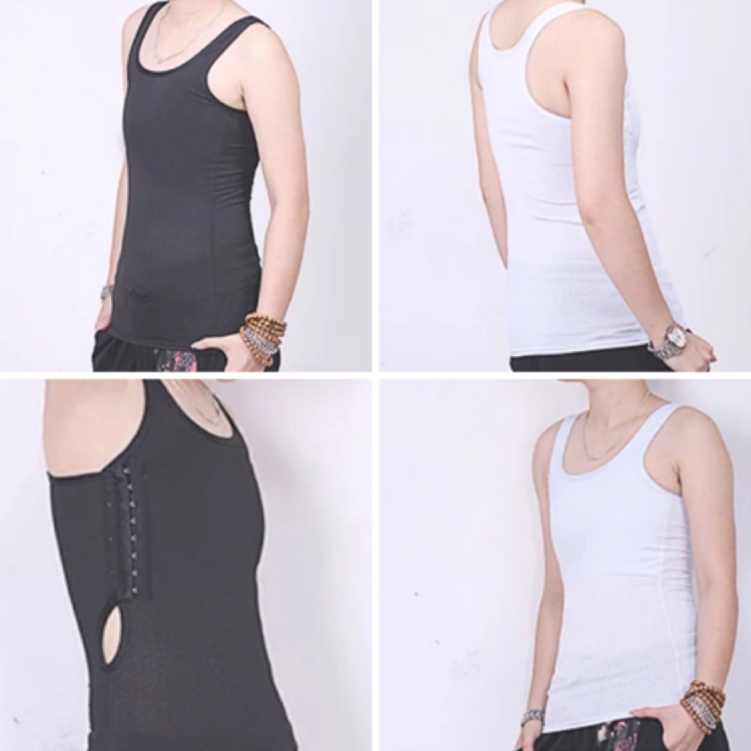 Singlet Chest Binder ( Hook ), Health & Nutrition, Braces, Support