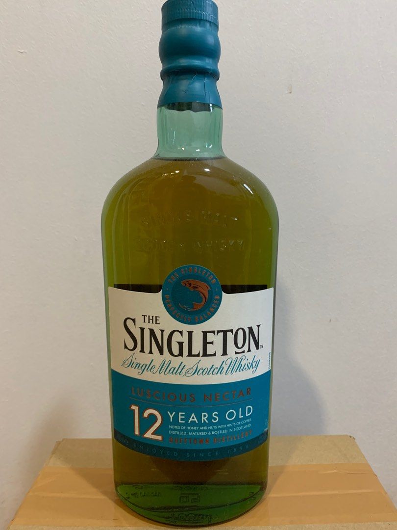 Singleton 12 years, Food & Drinks, Alcoholic Beverages on Carousell