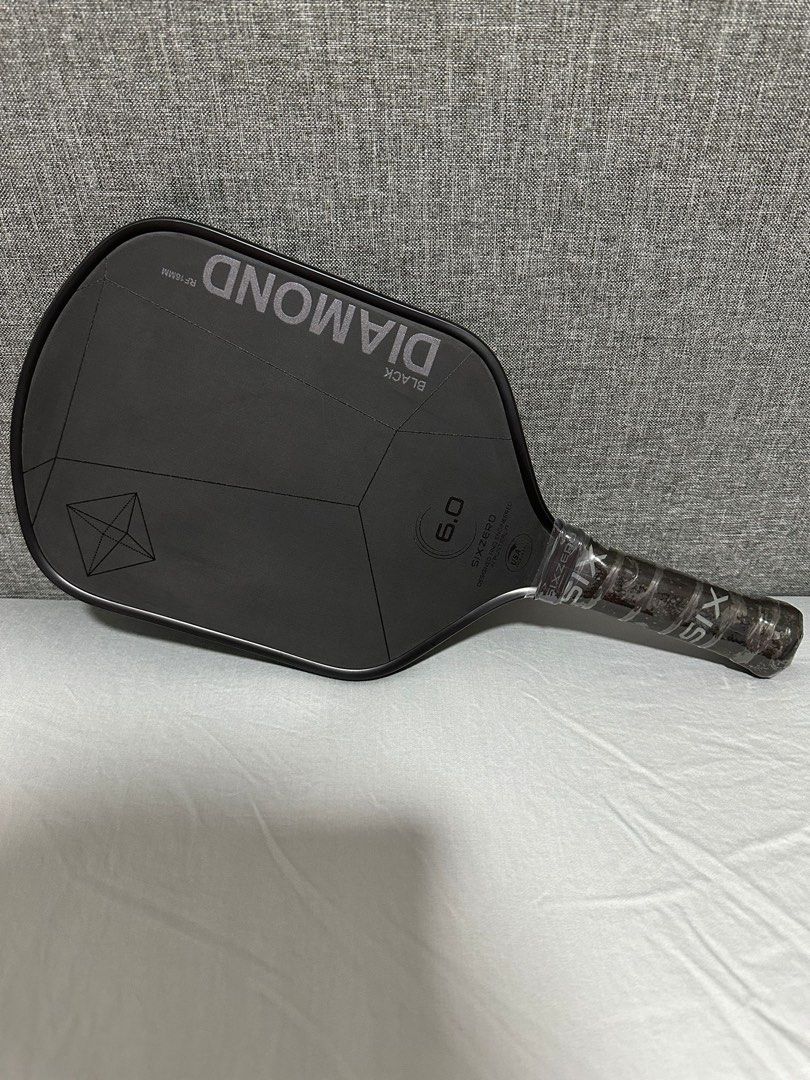 Six Zero Black Diamond Power Pickleball Paddle, Sports Equipment
