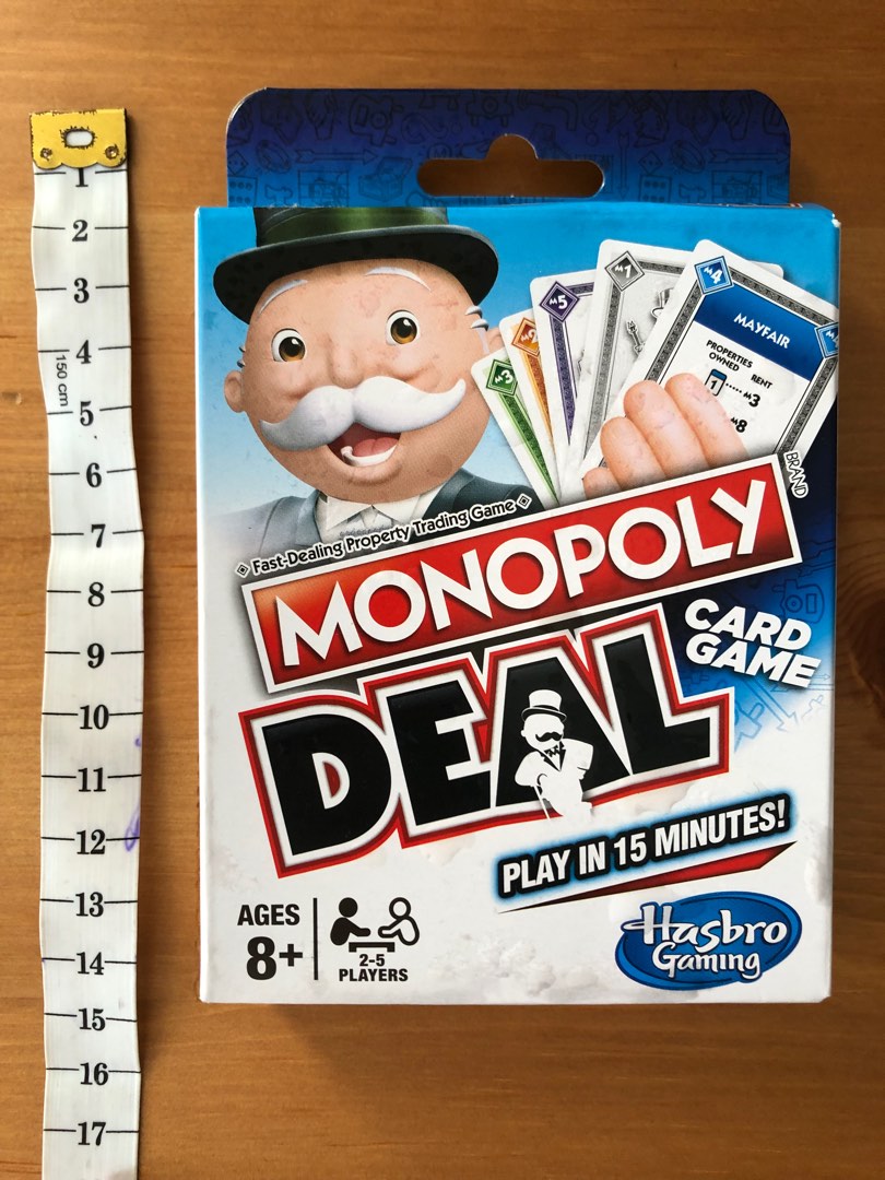 Small Monopoly card game, Hobbies & Toys, Toys & Games on Carousell