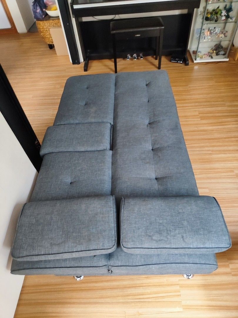 Sofa Bed Fabelio, Perabotan Rumah di Carousell