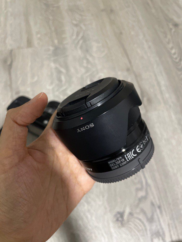Sony A6000 with stock lens and SEL35F18, Photography, Cameras on Carousell