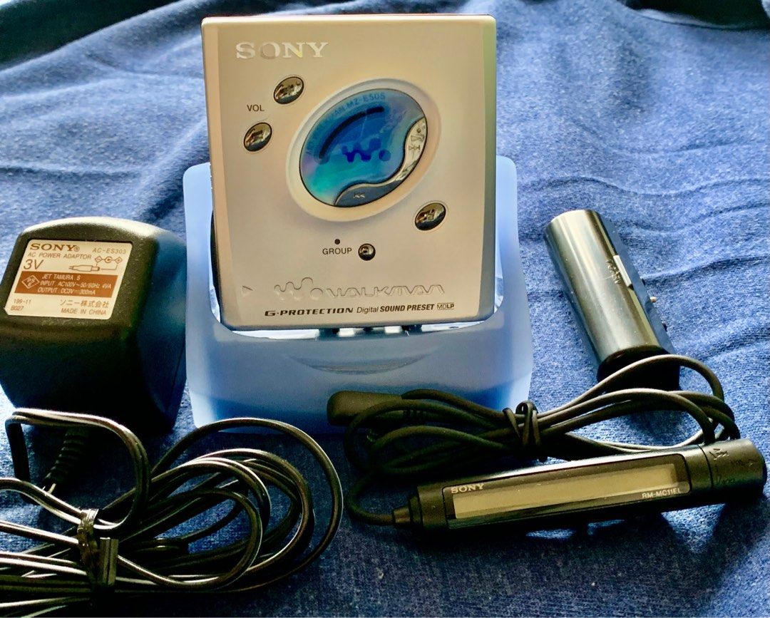 Sony MD Walkman MZ-E505 - Full Set, 音響器材, 音樂播放裝置MP3及CD