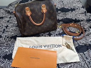 LAST PRICE ♡ Authentic LOUIS VUITTON SPEEDY BANDOULIERE 25 (Empreinte Noir),  Luxury, Bags & Wallets on Carousell