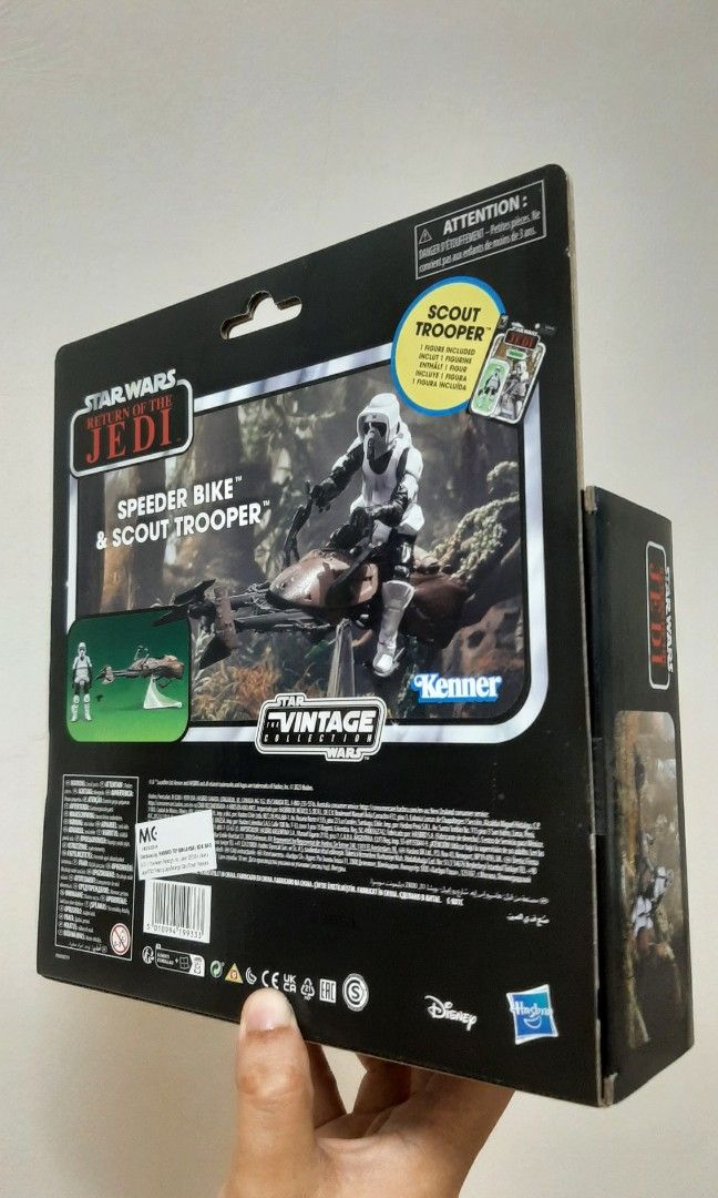 Star Wars The Vintage Collection - Speeder Bike & Scout Trooper ...