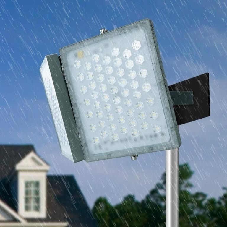 海外花系 STASUN LED Flood Light Outdoor, 200W 18000lm Outdoor Lighting, 5000K Daylight  White, Adjustable Heads, IP65 Waterproof Outside Security Floodlights fo 