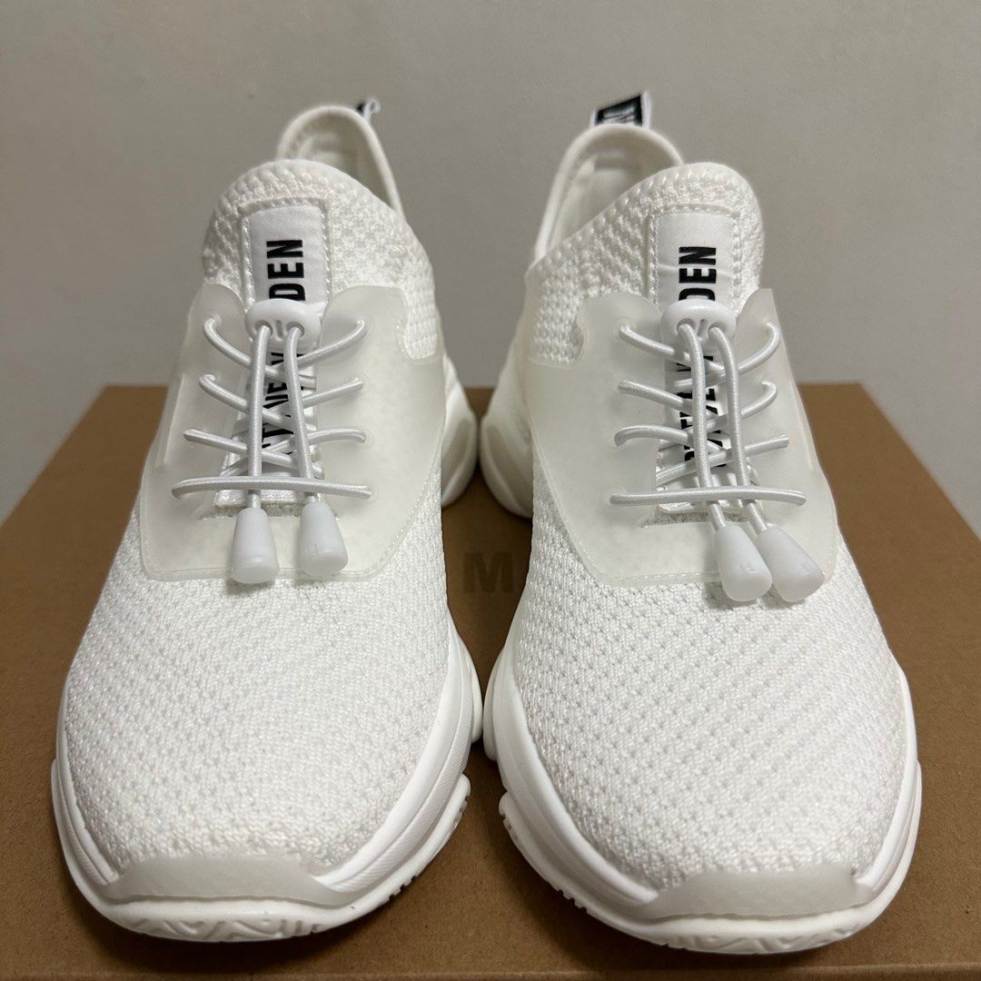White knitted trainers sale