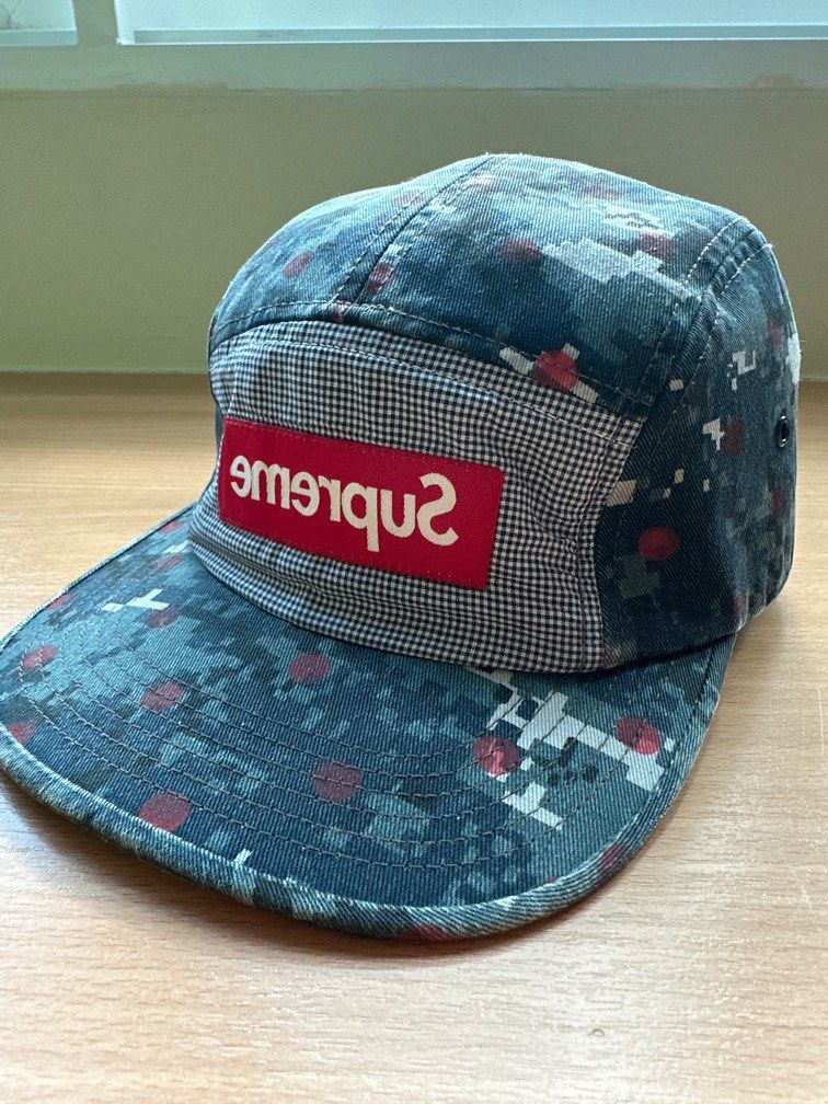 Supreme CDG 5 panel camp cap SS13, Men's Fashion, Watches