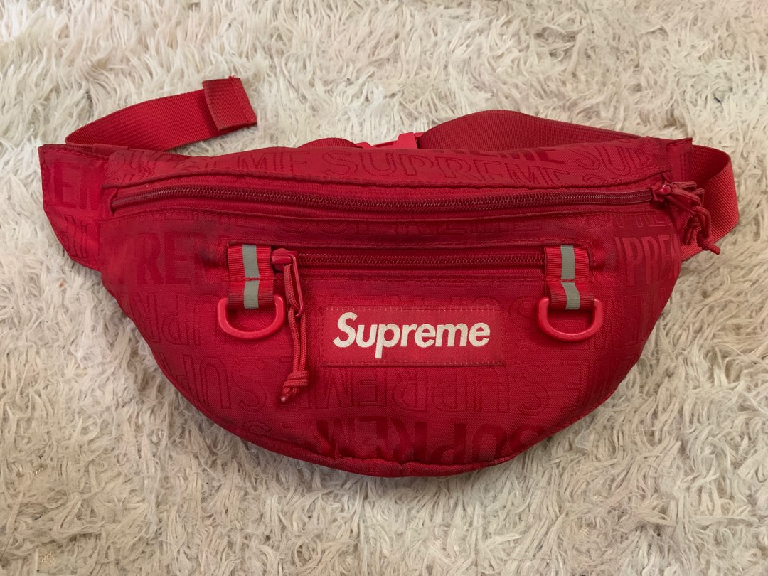 Supreme waist bag ss19 Red Colour