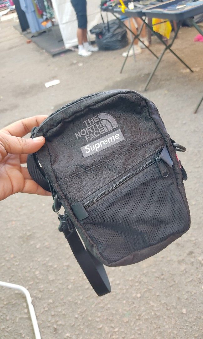 North face x online supreme sling bag