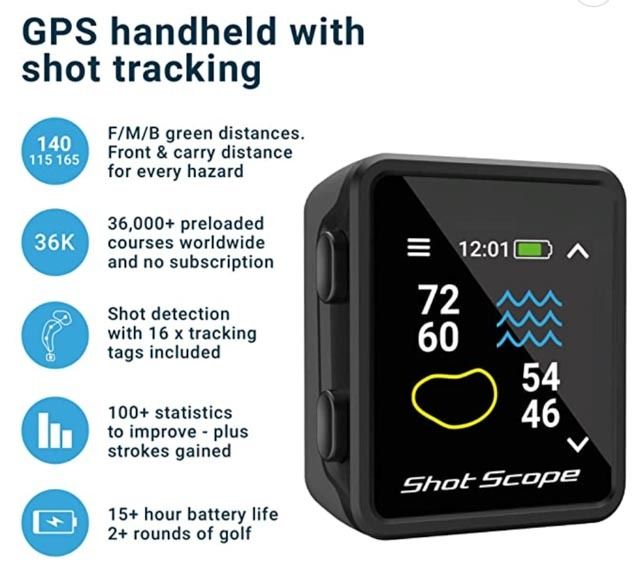 Sure Shot H4 GPS Shot Tracker and Analysis