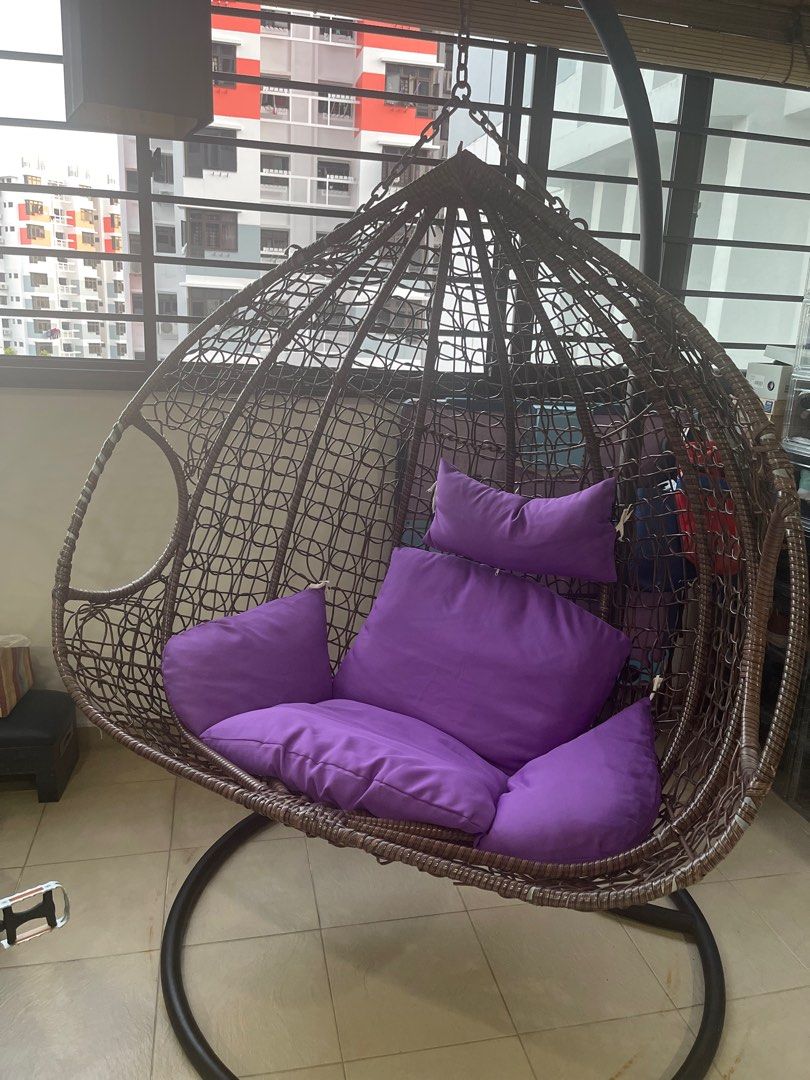 Swing Chair, Furniture & Home Living, Outdoor Furniture on Carousell